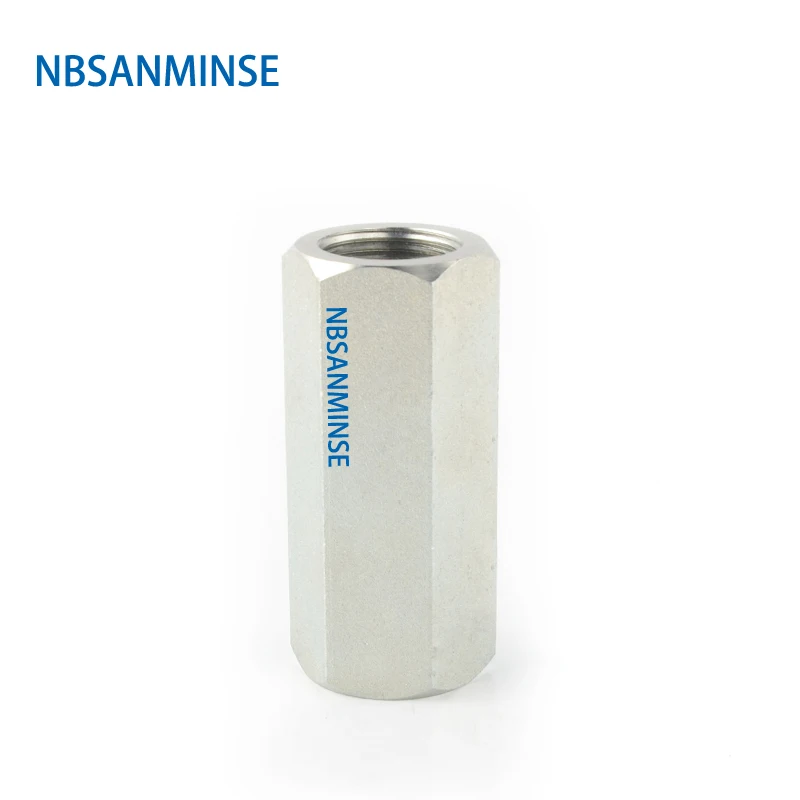 NBSANMINSE VU обратный клапан прямой G1/4 3/8 1/2 3/4 1 гидравлический промышленный инженерный Клапан Углеродистая сталь клапан высокого давления