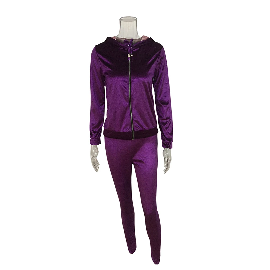 ZOGAA Women's Tracksuit Fitness Sports Suit 2 Piece Crop Top gym Set Running Gym Sportswear Female Jogging Jumpsuit | Женская одежда