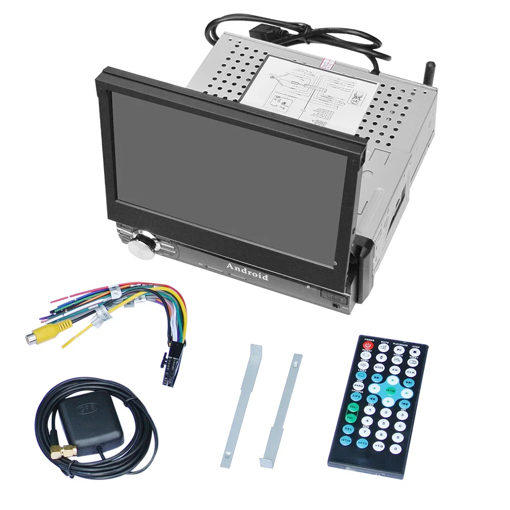 Автомобильный DVD-плеер мультимедийный плеер с выдвижным сенсорным экраном 7