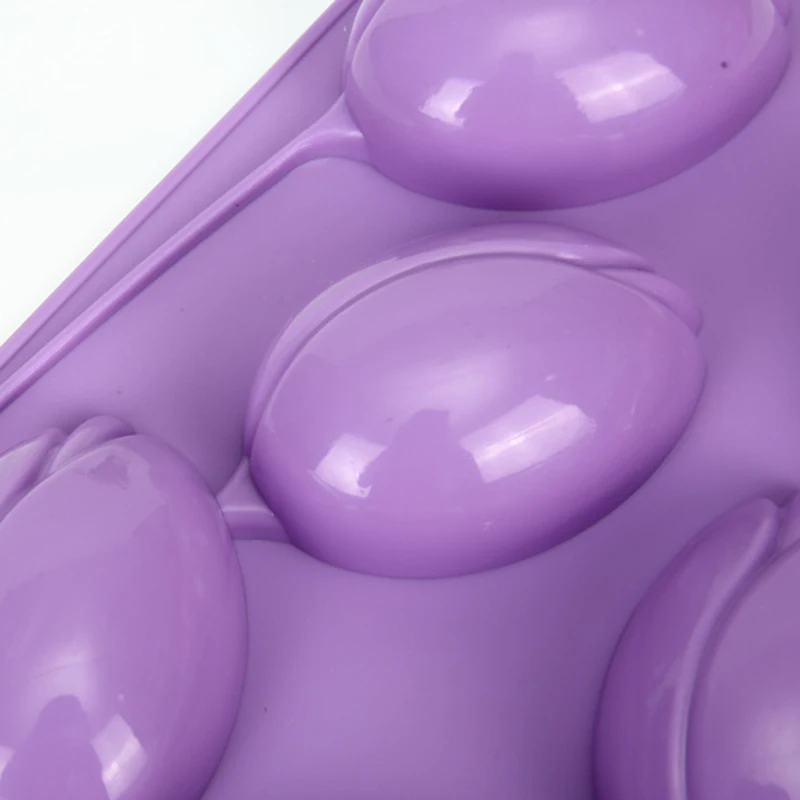 3D форма тюльпана силиконовая искусственная кожа помадка для сахарной мастики