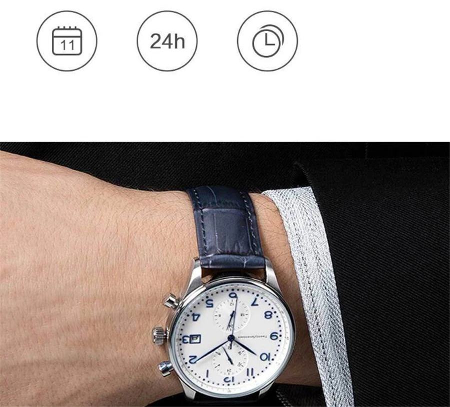 Xiaomi TwentySeventeen, светильник, Бизнес Кварцевые часы, многофункциональные, с двойным часовым поясом, 24 часа, дисплей, повседневные, спортивные, наручные часы для мужчин, Clo