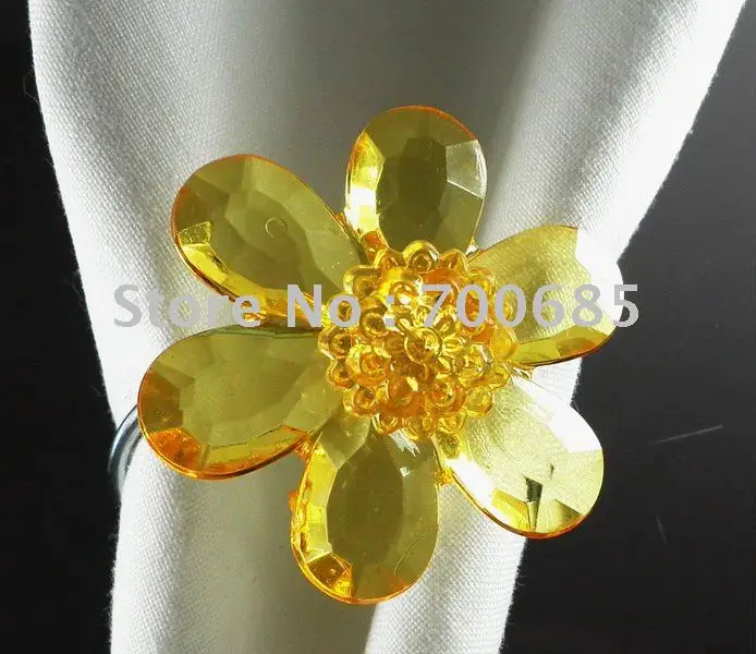 Золотое кольцо для салфеток акриловый держатель продажа товара | Дом и сад