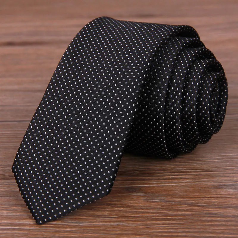 XIANJIAONV Men's Uniform Neck Ties 5cm Skinny Stripe Dot Leisure Fashion Narrow Necktie Korean Brand Designer | Аксессуары для