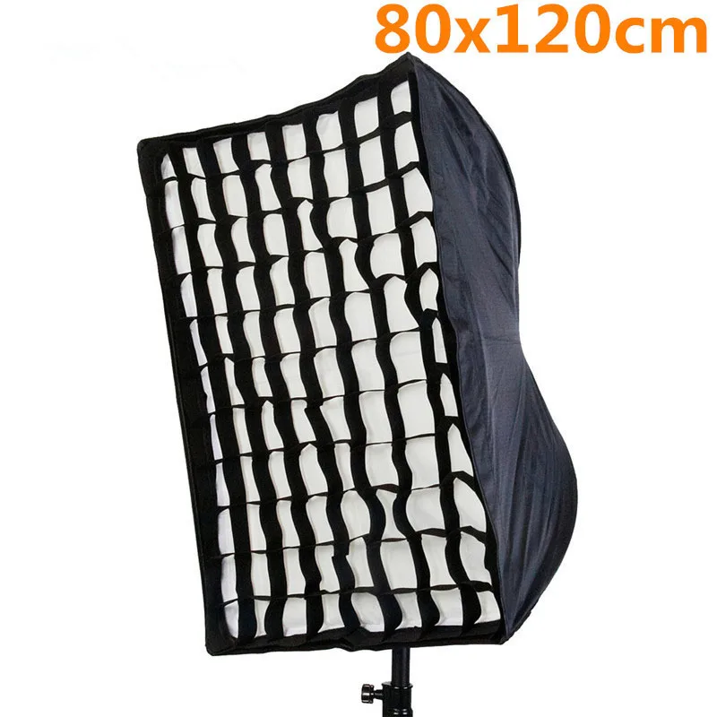 Софтбокс зонт 80x120 см с сеткой для скоростного освещения софтбокс фотостудии