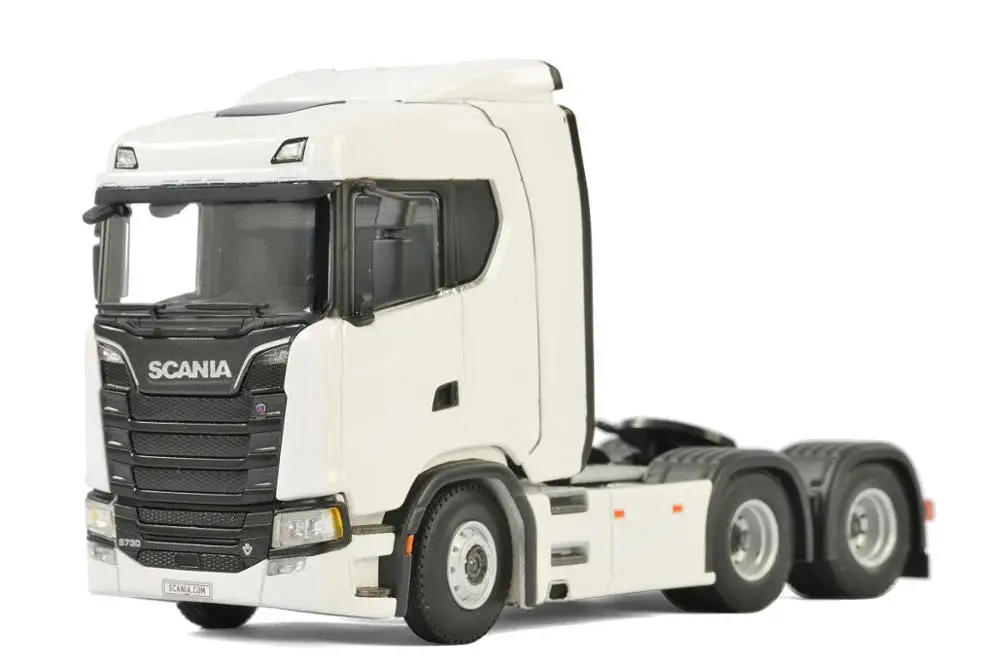 Игрушечная модель из коллекционного сплава в подарок WSI 1:50 Scale Скания S730 6x2 Tag axle