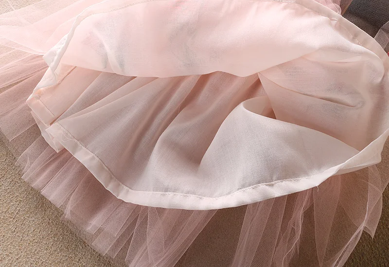 [Кролик обезьяна братья] Девушки Летнее платье 2017 модные платья для маленьких