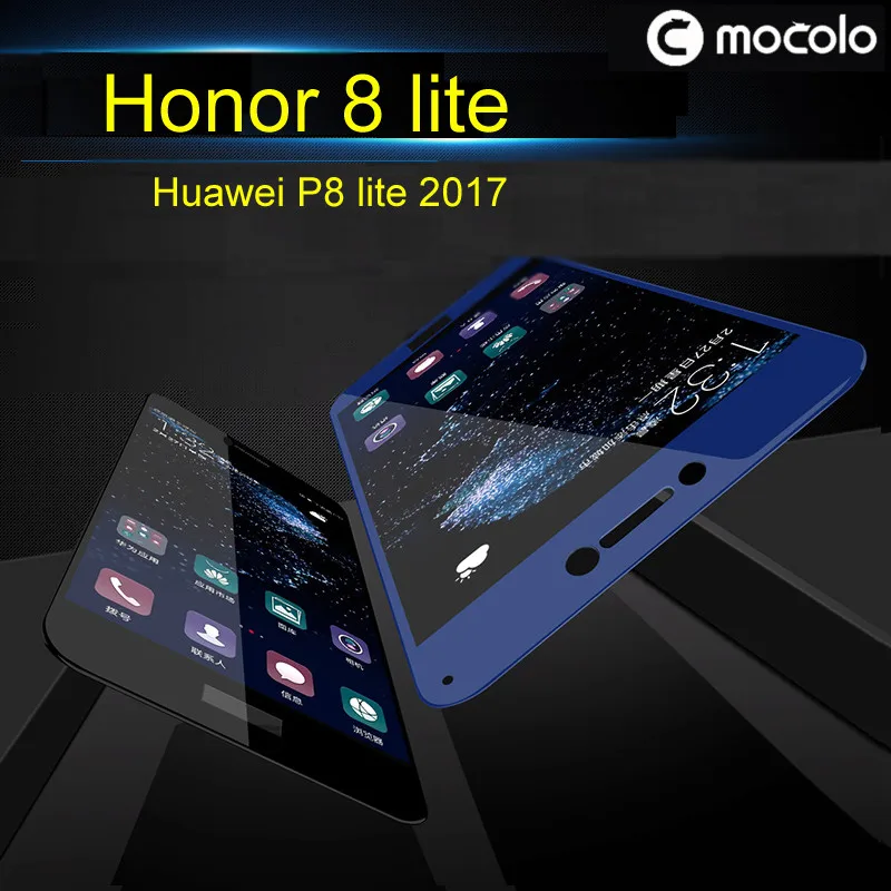 Закаленное стекло для Huawei honor 8 lite защитная пленка экрана 5 2 дюйма P8 2017 полное