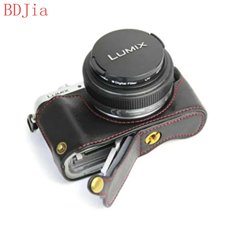 Натуральная Воловья кожа корпуса для половины камеры база Panasonic GF10 GF9 GF8 GF7 с