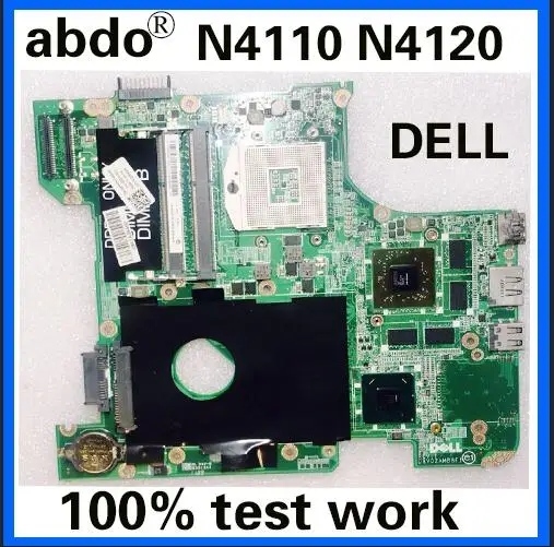 Abdo DAV02AMB8F1 материнская плата для Dell N4110 N4120 ноутбук материнская плата CN-00FR3M 00FR3M PGA989 HM67 HD6630M тесты работы