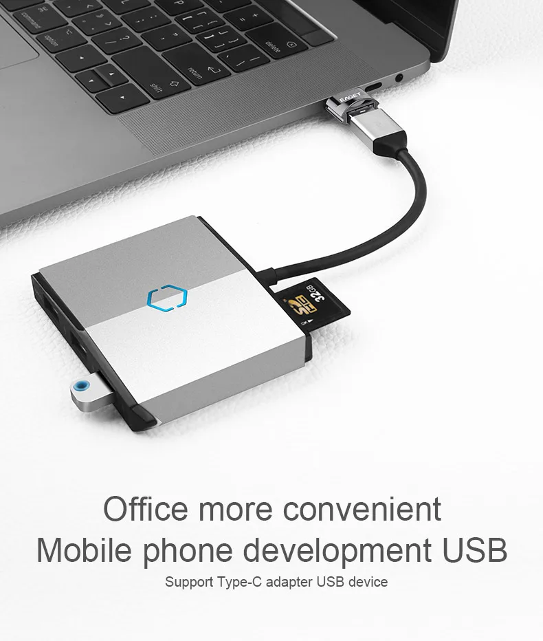 EAGET EZ02-T type-C адаптер Micro USB3.0 адаптер конвертер type C USB оборудование для поддержки данных с интерфейсом type-C