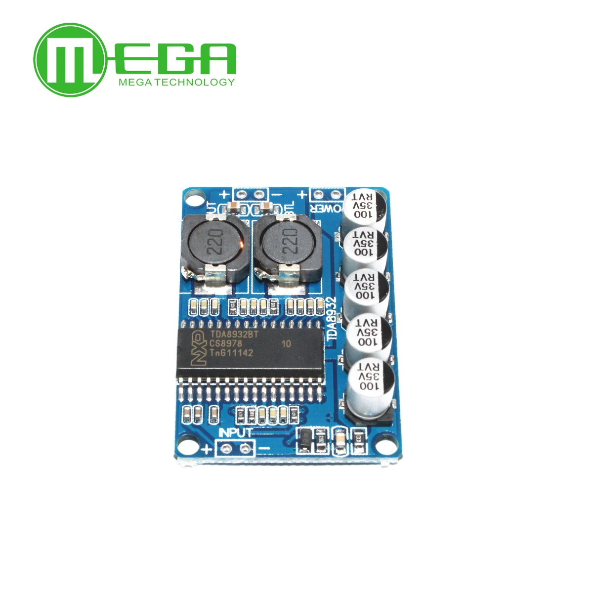 Плата цифрового усилителя малой мощности TDA8932 35 Вт моно модуль|digital amplifier board|amplifier