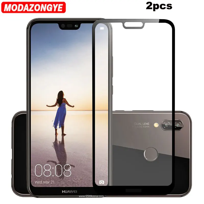 

2pcs Tempered Glass For Huawei P20 Lite Screen Protector Huawei P20 Lite Tempered Glass For Huawei P20Lite Flim Full Cover