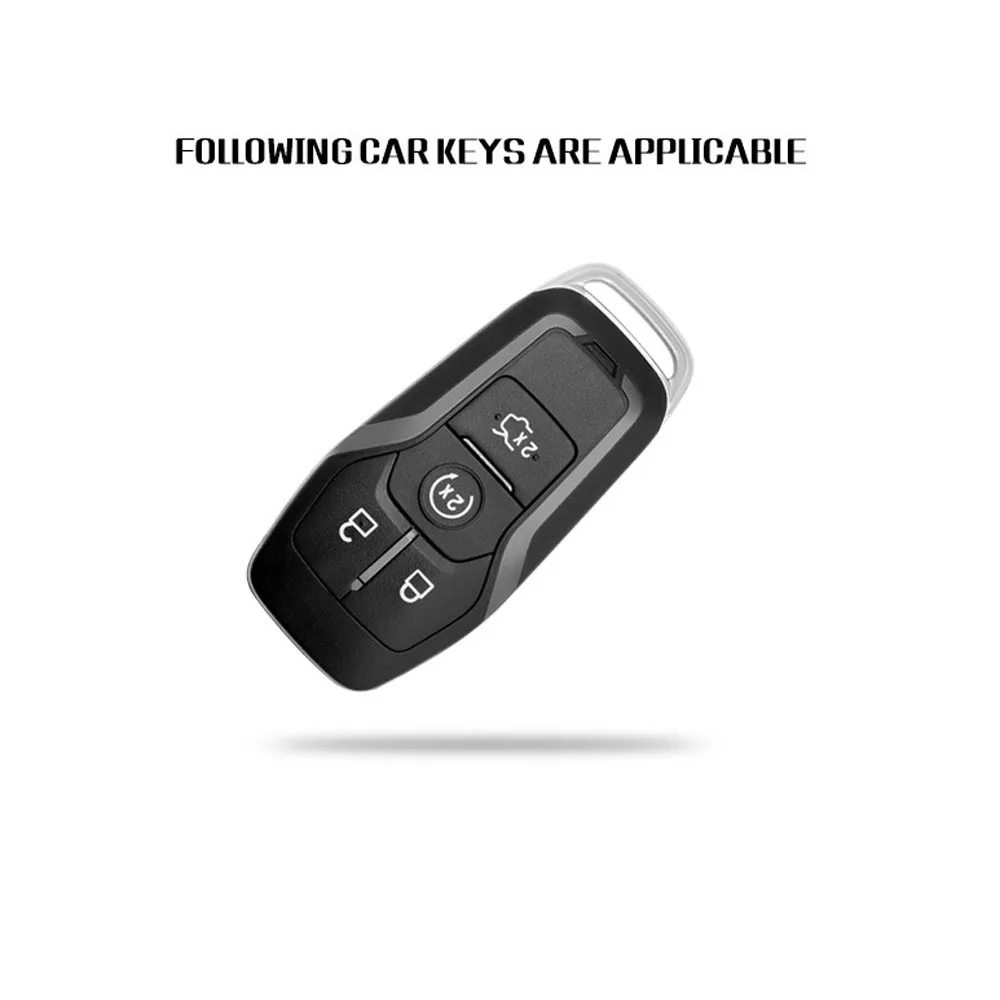 ТПУ чехол для ключей FORD FUSION MONDEO MUSTANG F 150 LINCOLN EDGE EXPLORER MK 4 кнопки 2015 2016 автомобильный