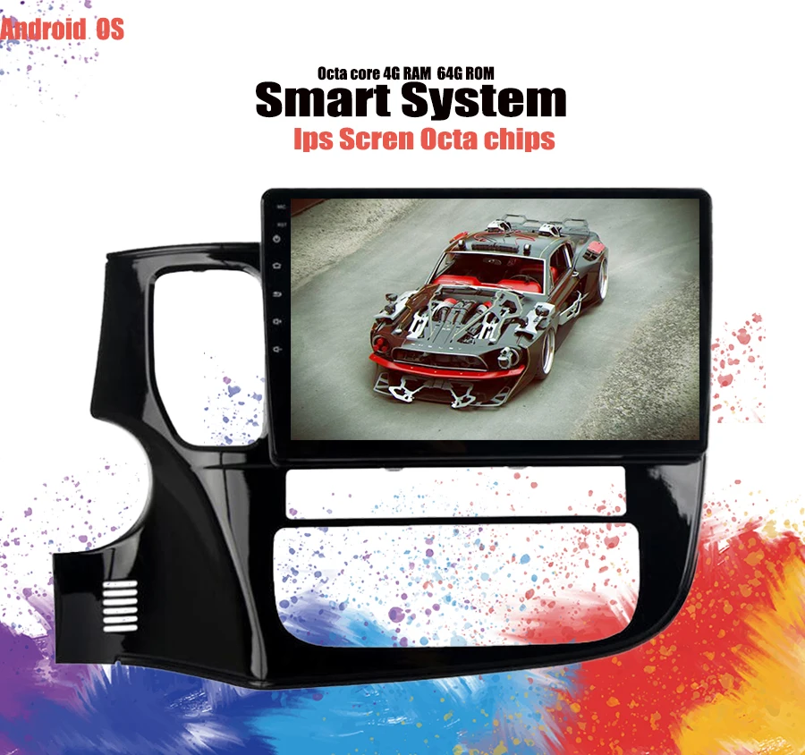 Carplay 6 + 128G android 10 0 автомобильный dvd gps мультимедийный плеер для Mitsubishi Outlander xl 3