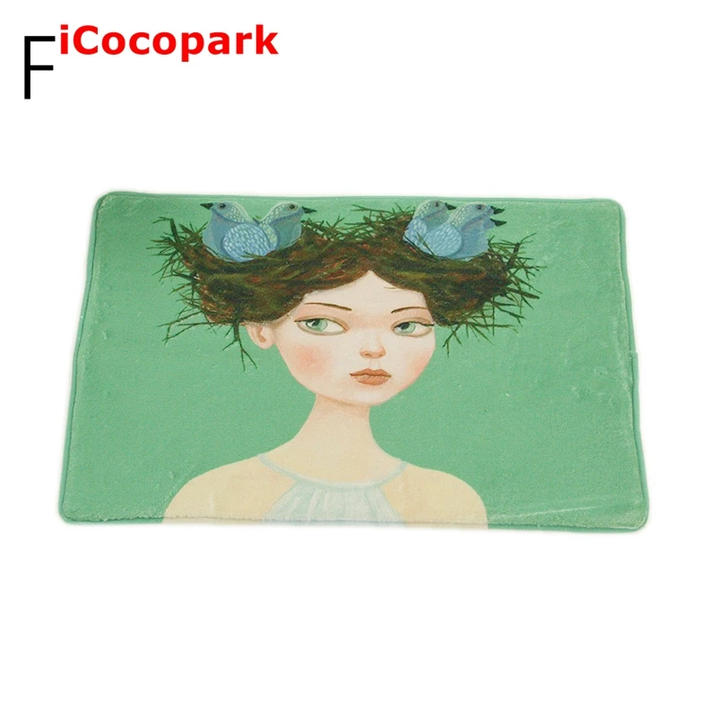 NiceRug маленькая девочка нескользящий коврик для входной двери ребенка гостиной