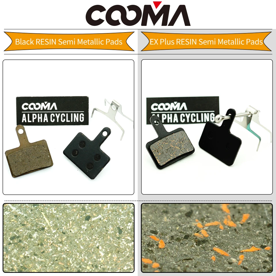 Тормозные колодки COOMA для SHIMANO M375 M395 M486 M485 M475 M416 M446 M515 M445 M525 дисковые тормоза