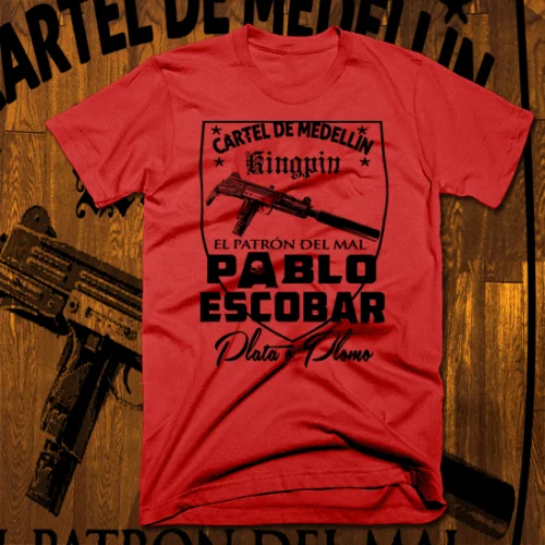 2019 модные Pablo футболка Escobar Медельине сикарио плата о Пломо наркотиков кокаин