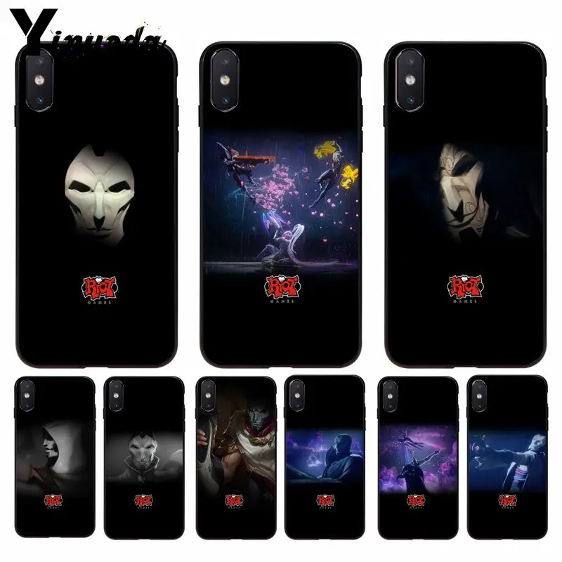 11pro MAX League of legends Khada Jhin Роскошный Уникальный Дизайн чехол для телефона iPhone 8 7 6 6S Plus X