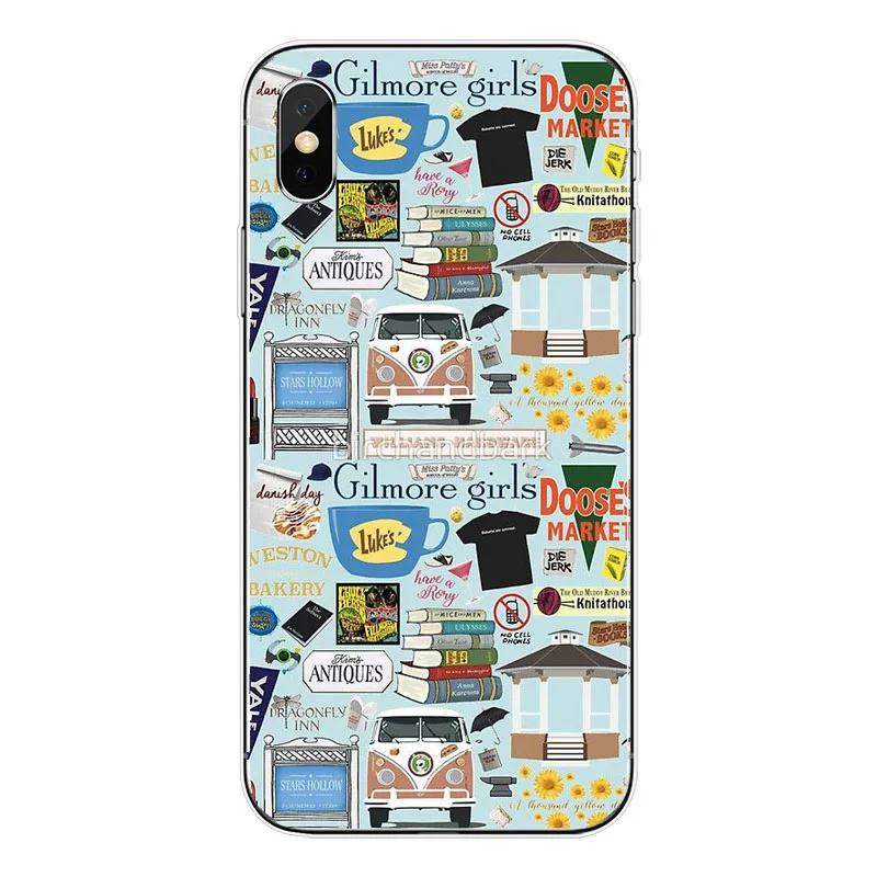 Gilmore Girls A Vida e Curta говорить Rapido Caixa Do Telefone Soft TPU Tampa Traseira para o iphone 8 7 6 4 Plus 5 X XR XS MAX|Сумки