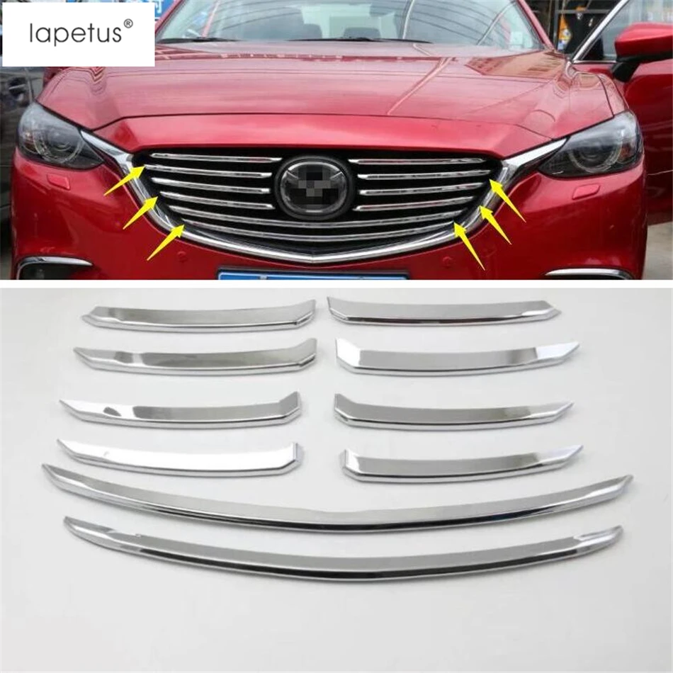 Lapetus Аксессуары для Mazda 6 Atenza Sedan & Wagon 2016 2017 Передняя решетка гриль полоса литьевая