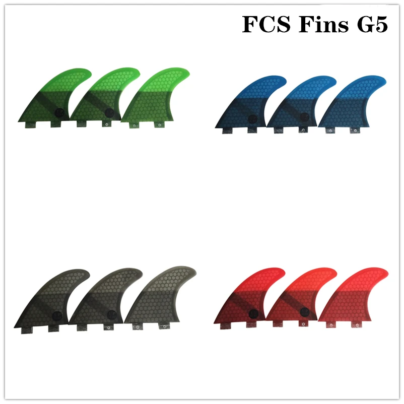 

FCS G5 surf fins Free shipping surf Board Surf Fins Fibreglass Surfboard fins fcs 1 M size thruster fin
