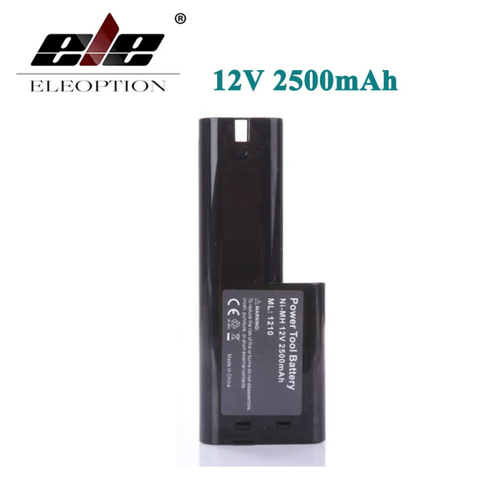 ELEOPTION 2.5ah 2500 мАч Ni MH Батарея для Makita 1210 5092d 5092dw 6011d 6011dw 12 Вольт Аккумуляторная дрель