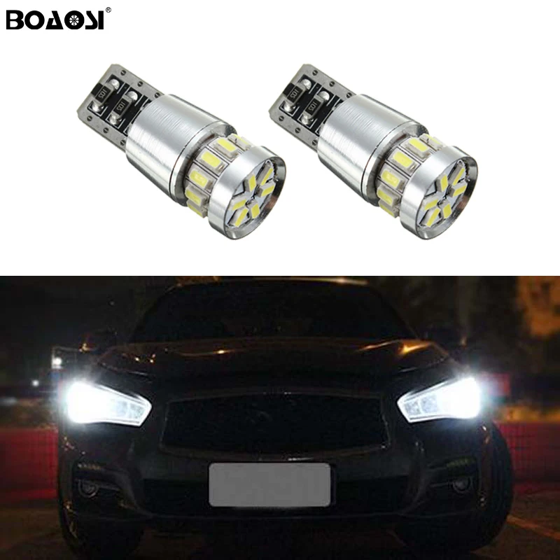 BOAOSI 2x T10 светодиодный W5W Стоянкы Автомобилей Автомобиля светильник для Toyota Hilux Yaris