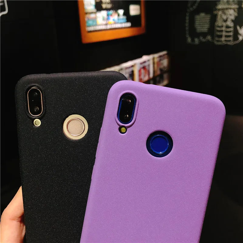 Матовый Силиконовый чехол для телефона Huawei P20 Lite P10 P9 P8 2017 Mate 10 Honor 8 9 5A 5C 6A 6X 7X |
