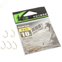goture imported fly fishing hooks high elastic nymph hook super sharp dry flies 6 10 14 10pcspack 50pcslot