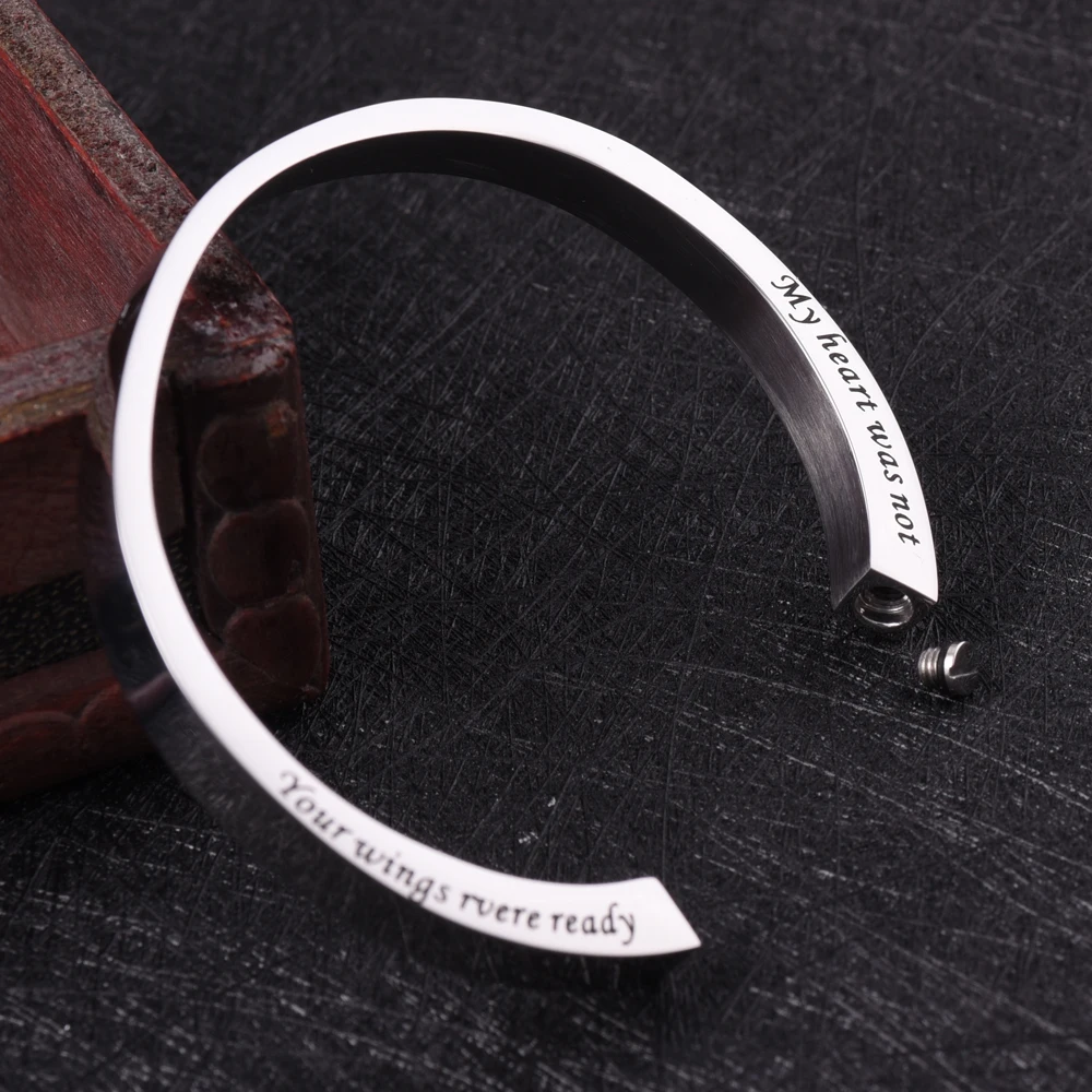 IJB5020 нержавеющая сталь Бесплатная гравировка кремации ювелирных изделий