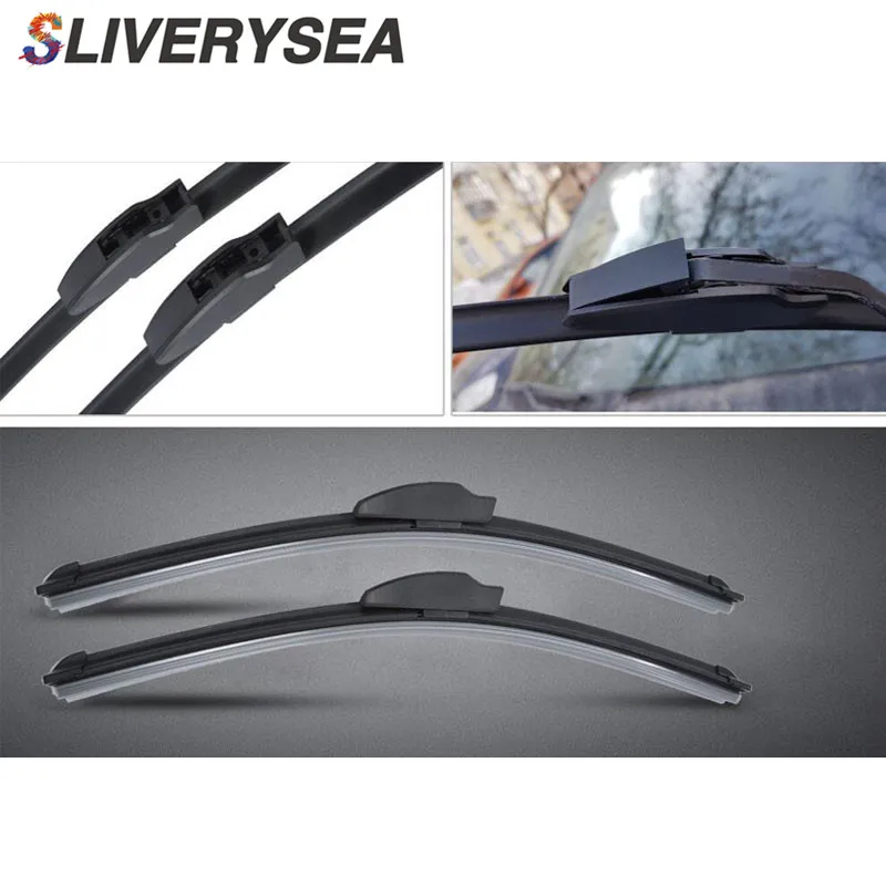 Лезвия стеклоочистителя SLIVERYSEA для Hyundai Solaris 2011 2016 26 ''+ 16'' высокое качество