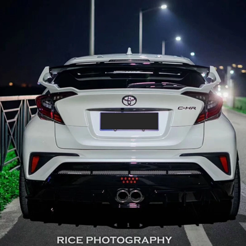 Для Toyota CHR C HR 2016 2017 2018 2019 автомобильный Стайлинг ABS пластиковый Неокрашенный цвет