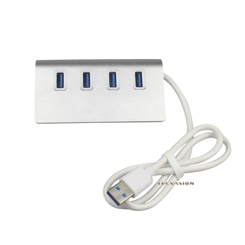 2018 Лидер продаж Высокое скорость USB 3 0 хаб 4 порты алюминий сплав Splitter кабельная