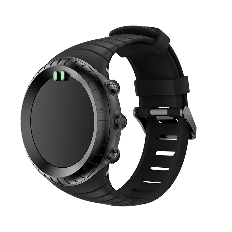 Модный спортивный ремешок для часов силиконовый + застежки пряжки SUUNTO CORE сменные