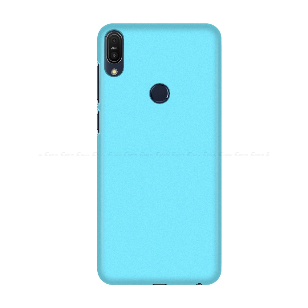 Небесно-голубой Ультратонкий матовый жесткий чехол для телефона Asus ZenFone Max Pro Plus M2 M1 ZB631KL ZB633KL ZB602KL ZB570TL - Цвет: Небесно-голубой