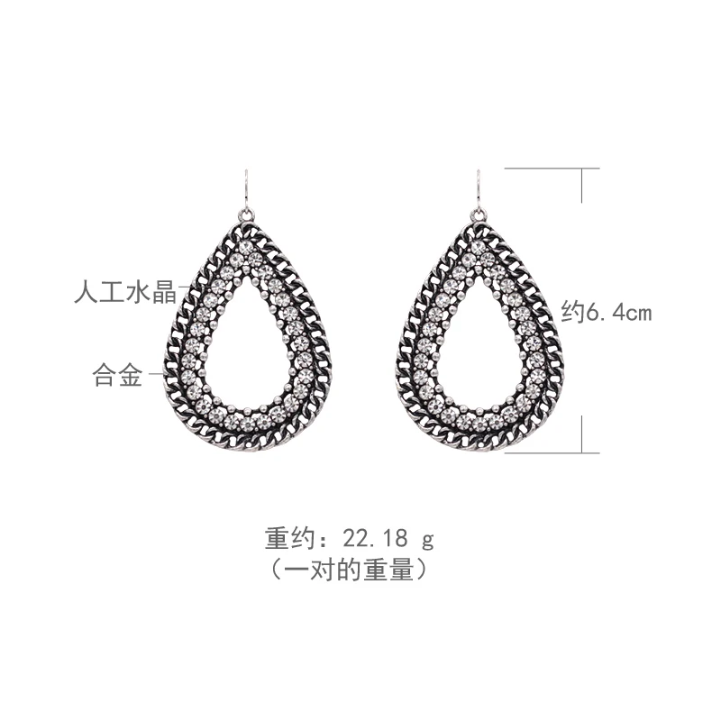 Free shipping Fashion jewelry Wholesale gift The ancient style of the people with elegant and exaggerated earrings. | Украшения и