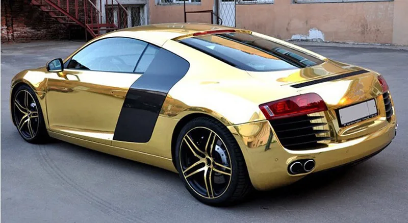 152cm x 50cm Multi-color Chrome Stretchable Auto-car Vinyl Wrap Sticker Air Release Self-adhesive Protect Vehicle Modification |