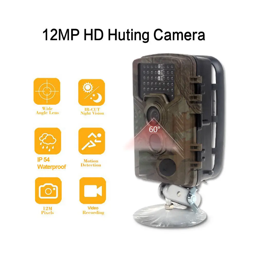 Новая H801W обновленная низкая светящаяся 12MP Водонепроницаемая мини инфракрасная
