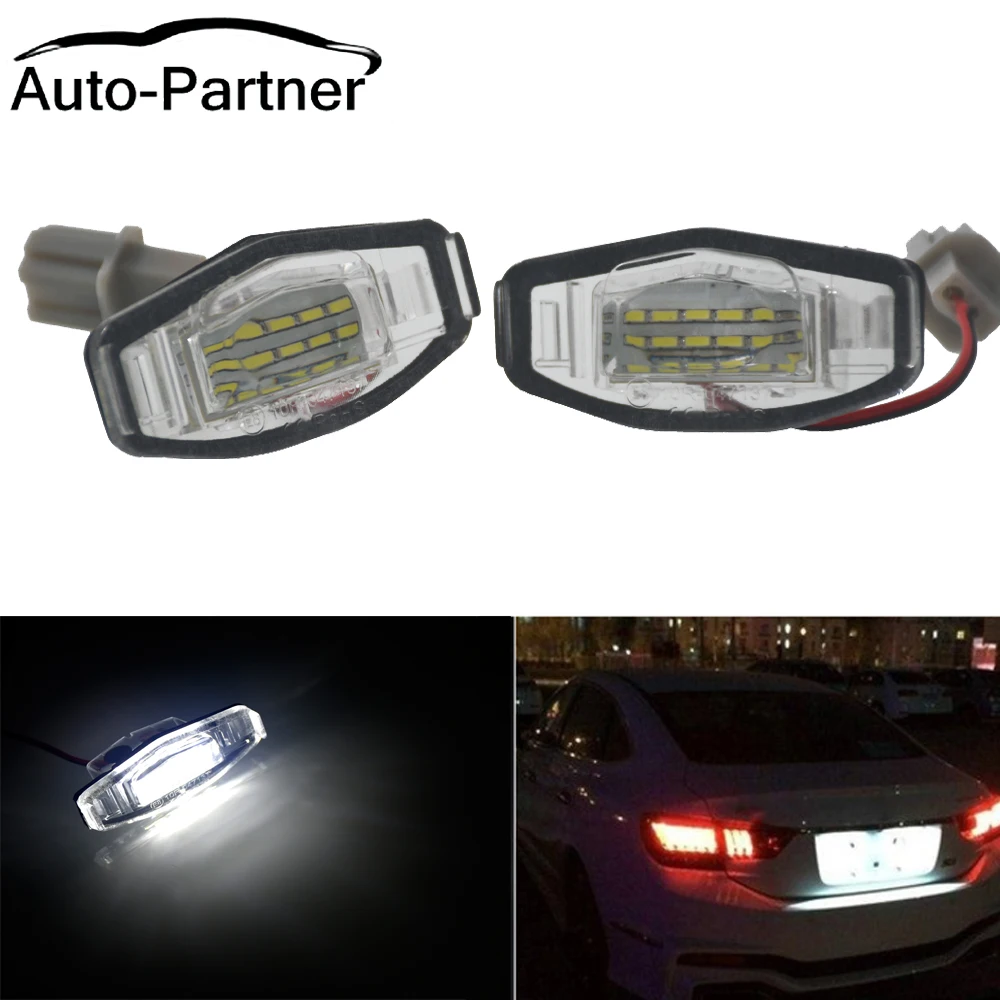 

2Pcs 18 LED License Plate Lights Number Lamp For Honda Accord Odyssey Civic for Acura TSX 01-05