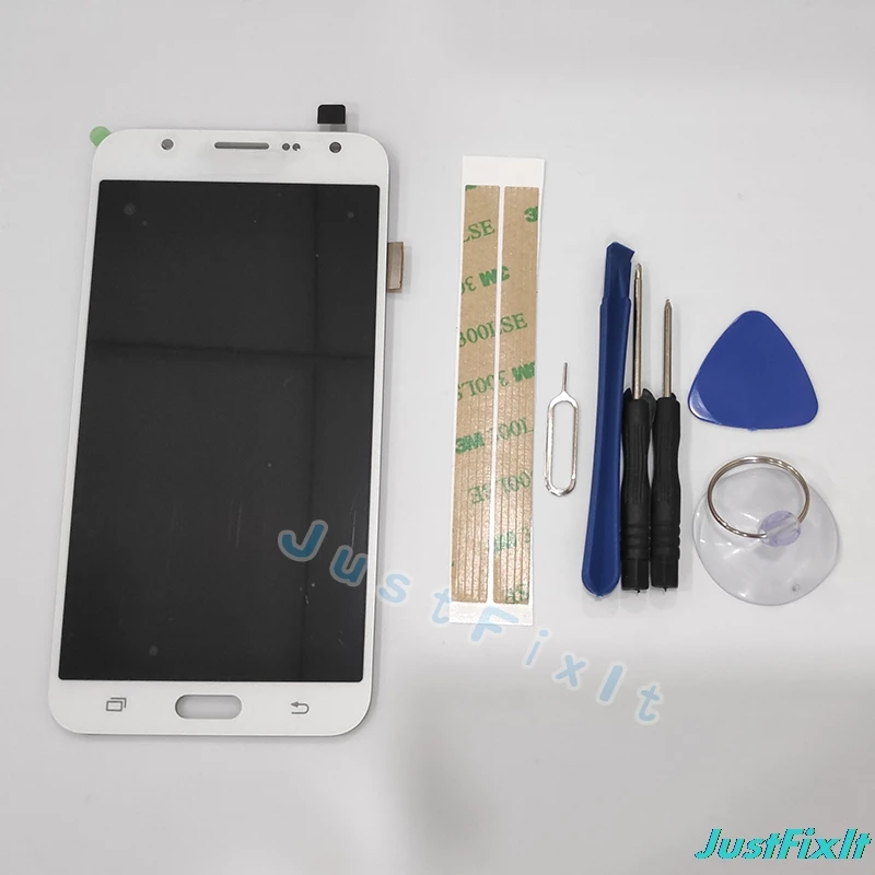 ЖК экран для samsung Galaxy J7 2015 J700 J700F J700H сенсорный дигитайзер в сборе замена