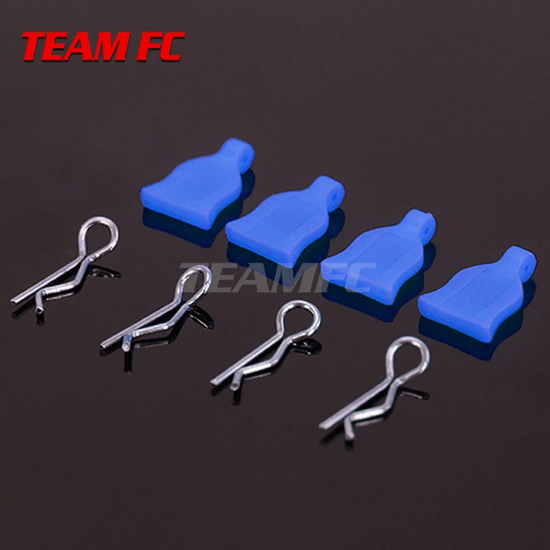 GWOLVES 3 набора легко разбирается силиконовый корпус зажим R Pin для 1/10 RC багги дрейф