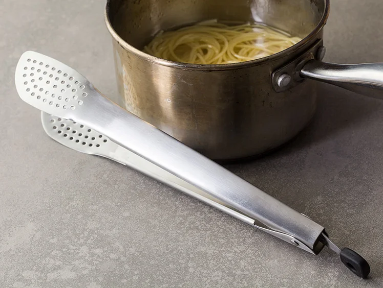  Смысл Лапша смешивания Еда торт булочки Нержавеющая сталь барбекю стейк клипа