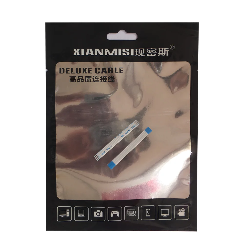 FFC/FPC Flat Flex Ribbon Cable 11Pin 21Pin 31Pin 41Pin 51Pin Same Side 0.5mm Pitch AWM VW-1 20798 80C 60V Length 5cm 5PCS - купить по