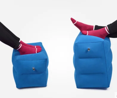 2 слоя 3 надувная подушка для ног Ортопедическая поездки на машине или поезде