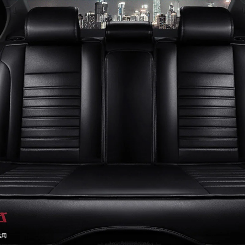 

for Opel Zafira Ampera Insignia Astra Agila Corsa new black leather car seat cover front and back Complete set car cushion cover