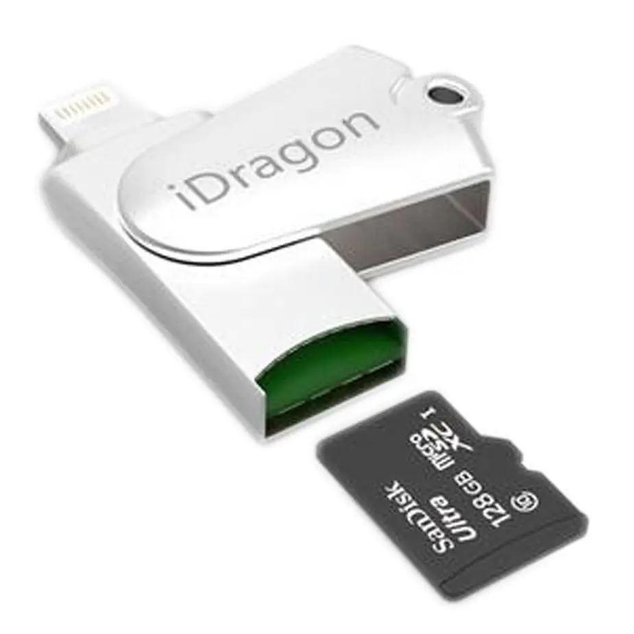 Металлический флеш-накопитель USB Micro SD SDHC TF OTG кардридер адаптер для iPhone pro 11 XS MAX 5 6 7