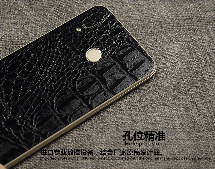 Декоративная задняя крышка из крокодиловой змеиной кожи для huawei Nova 3i 3 3E защитная