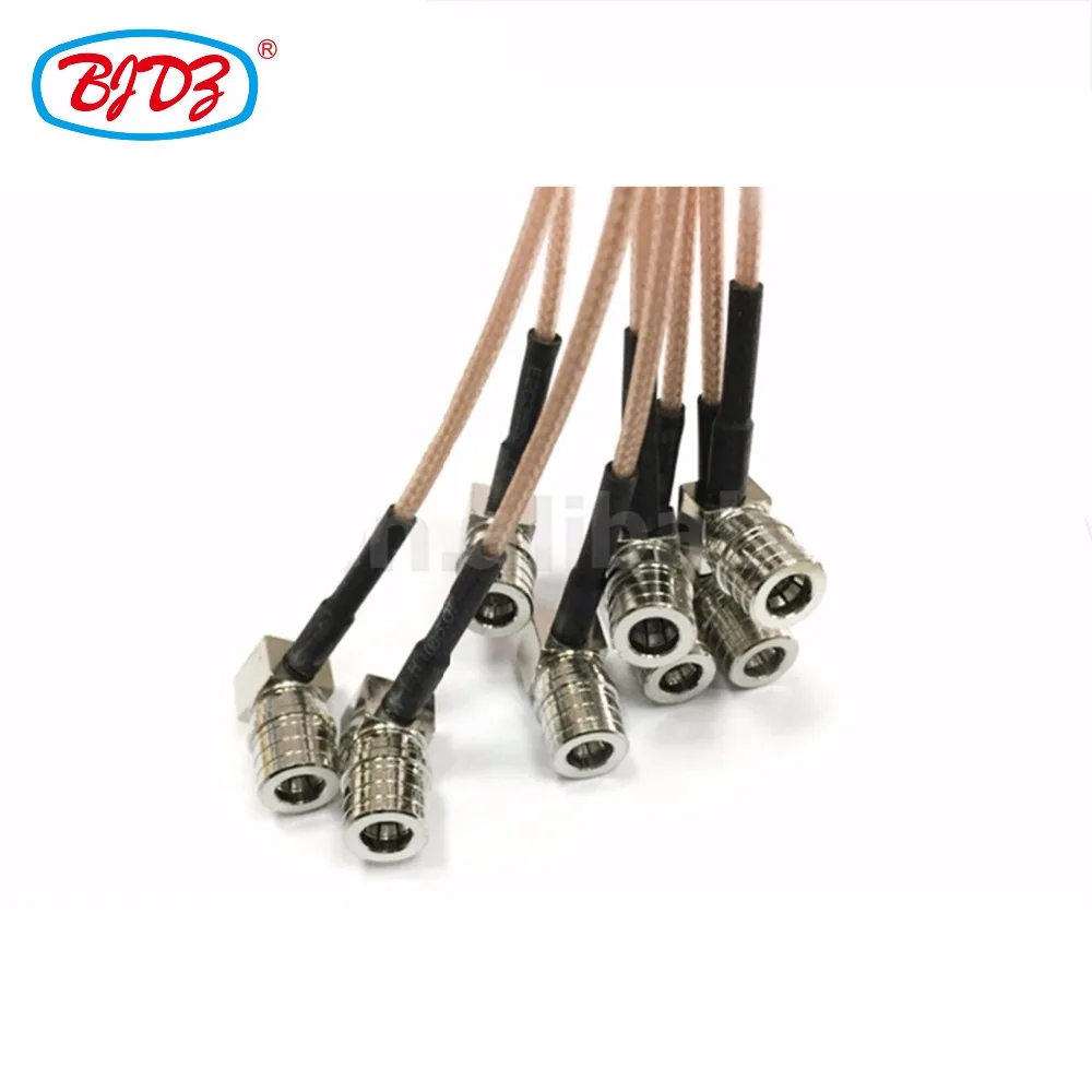 

Free Shipping 5 pieceQMA Male Right angle connector to QMA Male Right angle connector for RG316 cable assembly 15cm jumper cable