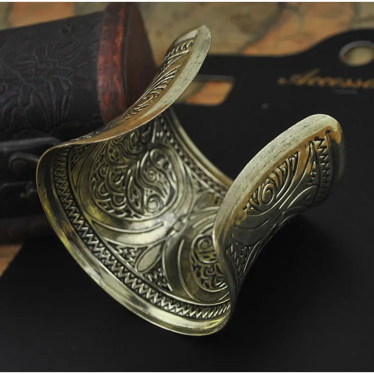 Женский Браслет-манжета с бронзовым покрытием в этническом стиле | Украшения и