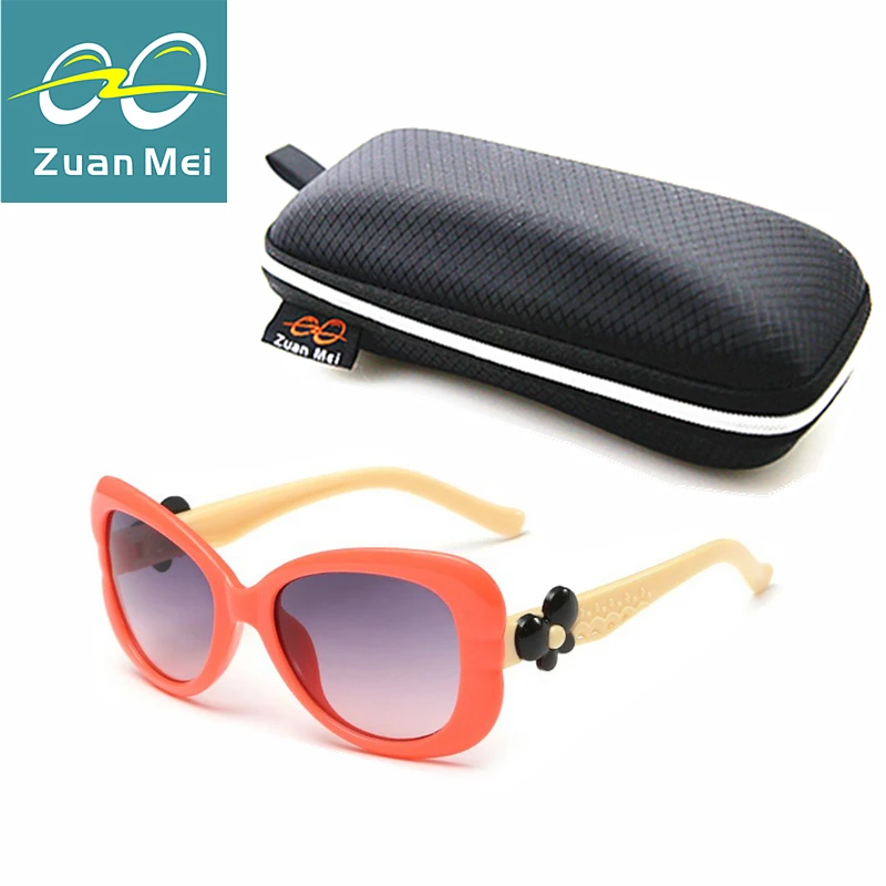 Детские солнцезащитные очки бренда Zuan Mei для девочек милые детские очки для мальчиков солнцезащитные очки для детей ZM6136.